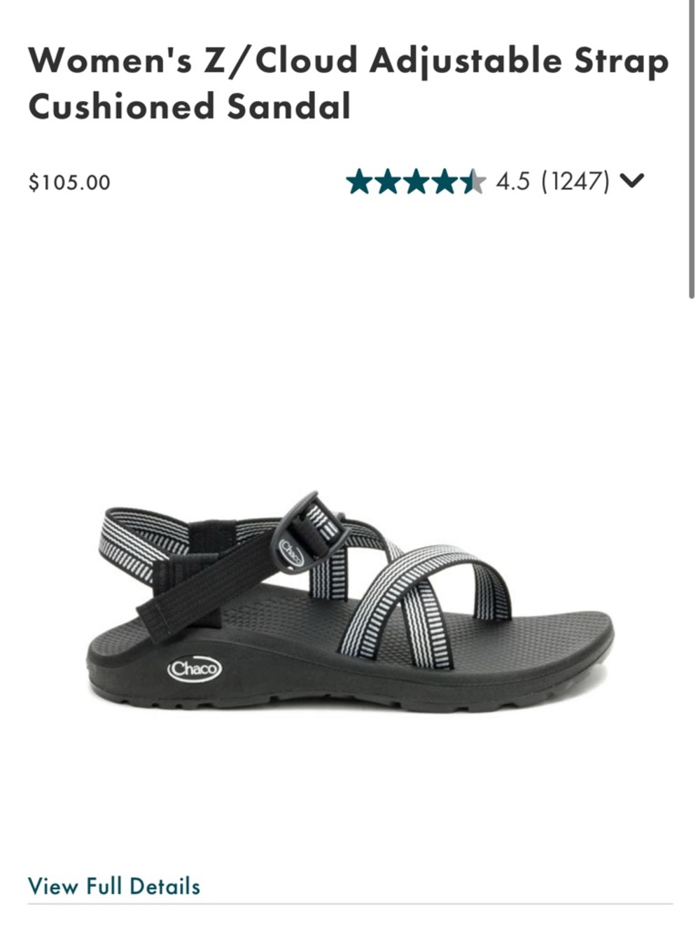 Chaco Z Cloud Sandals